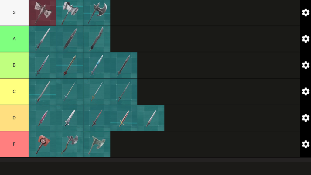 Echoes of Aincrad Weapons Guide